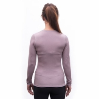 triko dlouhé dámské SENSOR MERINO DF mystic violet
