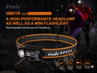čelovka Fenix HM51R V3.0 Ruby nabíjecí celočerná