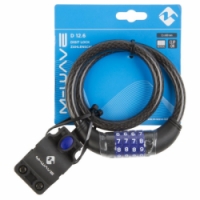 zámek M-Wave 12x600mm kódový splétaný