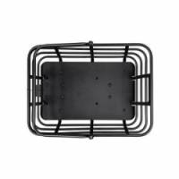 koš TOPEAK drátěný na nosič URBAN BASKET DX 22L aluminium černý