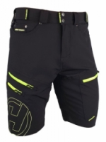 kalhoty krátké pánské HAVEN NAVAHO SHORTY černo/zelené s cyklovložkou