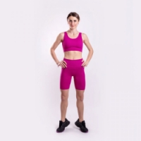 kalhoty krátké dámské Progress NOVA SHORTS bezešvé fuchsie