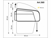 set Sport Arsenal 560 S3 nosič + brašna