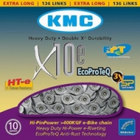 řetěz KMC X10EPT stříbrný BOX 136čl.