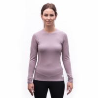 triko dlouhé dámské SENSOR MERINO DF mystic violet