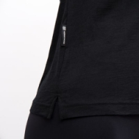 triko krátké dámské SENSOR MERINO AIR BLOOM černé