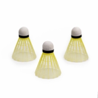 košíčky badminton ACRA 3ks rekreační žluté