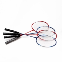 badmintonový set Acra 4 Alu rakety, síť, míčky