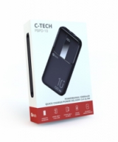 set powerbanka C-tech 10000mAh + držák na mobil a powerbanku BONE Bike Tie Pro-P
