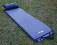 matrace samonafukovací Kubisport 2,5cm s podhlavníkem modrá