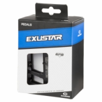 pedály BMX FLAT EXUSTAR standard závit 9/16" černé
