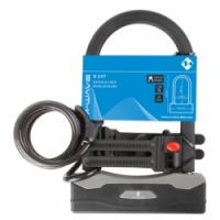 zámek M-Wave 165x247mm černý s lanem