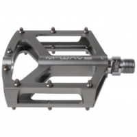 pedály M-Wave FLAT standard závit 9/16" titanově šedé