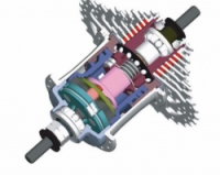 náboj Sturmey-Archer CS-RF3 3r. 36d pro kazetu