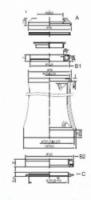 hlavové složení XLC HS-I04 semi 1 1/8“ černé
