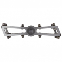 pedály M-Wave FLAT standard závit 9/16" titanově šedé