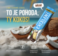tyčinka Nutrend Excelent kokos v mléčné čokoládě 85g