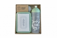 set R&B box a lahev FRESH 2v1 olivová 700ml