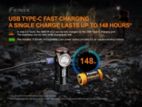 čelovka Fenix HM51R V3.0 Ruby nabíjecí celočerná