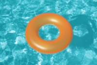 kruh nafukovací 76cm neon oranžový