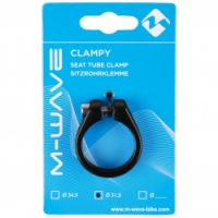 objímka sedlovky M-Wave Al 34,9 černá anodizovaná