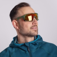 brýle Progress PULSAR khaki/oranžové