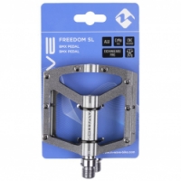 pedály M-Wave FLAT standard závit 9/16" titanově šedé