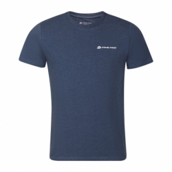 triko pánské krátké ALPINE PRO FRAB s FINE COTTON modré