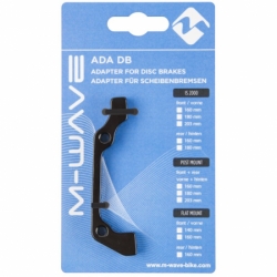 adaptér kotoučové brzdy M-WAVE přední 180mm/zadní 160mm standard original balení