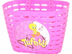 koš dětský barevný růžový TWEETY + pásky