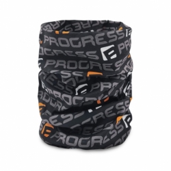 šátek Progress TUBE "P" černo šedý