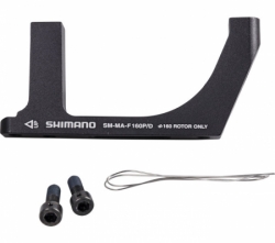adaptér kotoučové brzdy Shimano přední 160mm ploché upevnění original balení