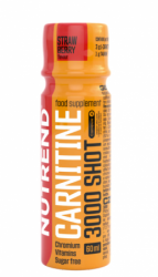 nápoj Nutrend Carnitine 3000 Shot 20x60ml jahoda