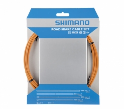 bowdeny+lanka Shimano set 1.6 x 1000/2050mm, 800/1400mm oranžový
