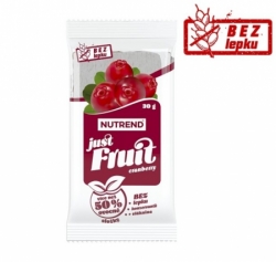 tyčinka Nutrend JUST FRUIT brusinka 30g