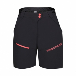 kalhoty krátké dámské Progress GENIA BIKE SHORTS černé