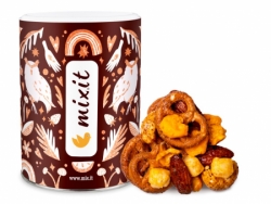 mix Crunchy Mixit sýr, oříšky a preclíky s medem a chilli 300g