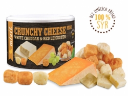 křupavý sýr Mixit - white cheddar + red leicester 70g