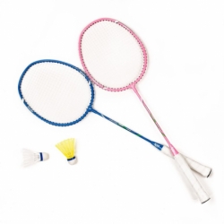 badmintonový set Acra 2 Alu rakety a 2 míčky