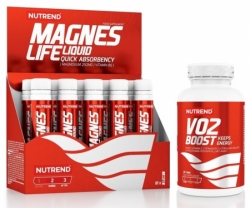 sada nápoj Nutrend Magneslife 10x25 ml natural + VO2 BOOST 60 tablet