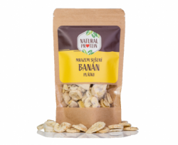lyofilizované ovoce NaturalProtein banány - plátky 50g