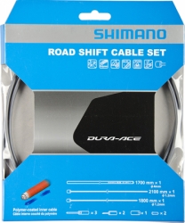 bowdeny+lanka Shimano SP41 polymer set šedý