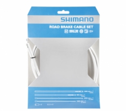 bowdeny+lanka Shimano set 1.6 x 1000/2050mm, 800/1400mm bílý