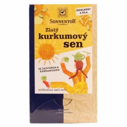 čaj "Zlatý kurkumový sen" Sonnentor 18x2g