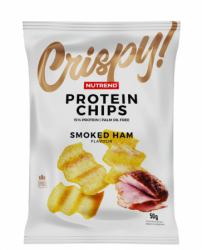chipsy Nutrend Crispy! Protein chips uzená šunka