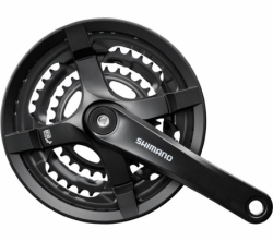 kliky Shimano Tourney FC-TY501 3x6/7/8 48/38/28z 170mm černé original balení