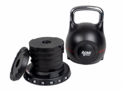 činka kettlebell Acra 7v1 nastavitelný