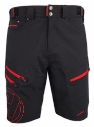 kalhoty krátké pánské HAVEN NAVAHO SHORTY černo/červené s cyklovložkou