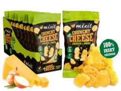 křupavý sýr do kapsy Mixit - Irský cheddar & cibule (10 ks)