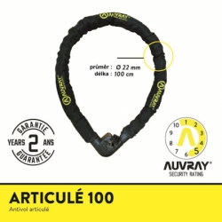 zámek Auvray Articule 22x1000mm řetězový